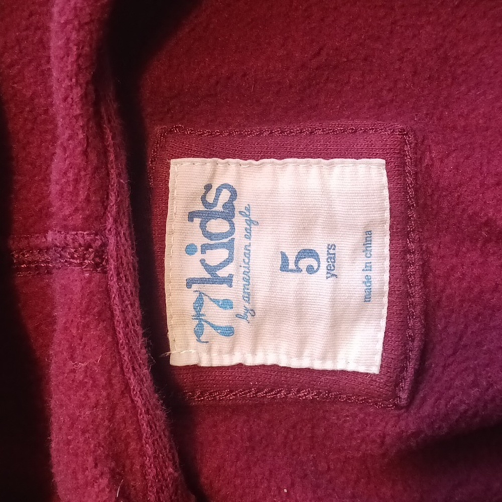 Boys Zip Hoodie Sweatshirt 77kids by American Eagle Size 5 #eshopchicago Kids - Picture 6 of 8